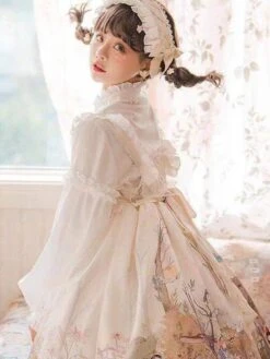 Sweet Lolita Dress Polyester Sleeveless Jumper Lolita Dress -AYA Cosplay Shop 202207011846061136041