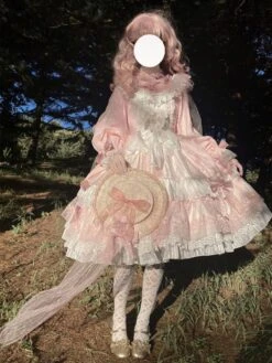 Sweet Lolita Dress Polyester Long Sleeves Hime Dress -AYA Cosplay Shop 202209141133296709679