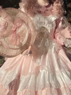 Sweet Lolita Dress Polyester Long Sleeves Hime Dress -AYA Cosplay Shop 202209141133324464962