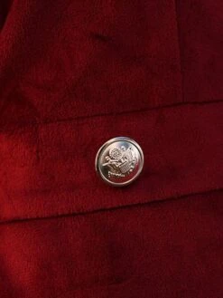 Red Retro Costumes Polyester Overcoat Women's Retro Top Marie Antoinette Costume Party Prom Dress -AYA Cosplay Shop 202210091743535937669