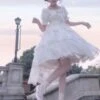 Sweet Lolita Dress Polyester Short Sleeves Dress Hime Lolita Dress -AYA Cosplay Shop 20221028162828224326