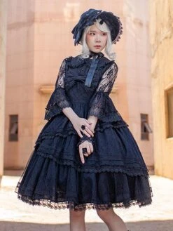 Goth Lolita Jsk Dress -AYA Cosplay Shop 202211071146356677466