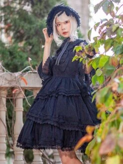 Goth Lolita Jsk Dress -AYA Cosplay Shop 202211071146359828139