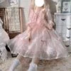 Sweet Lolita Dress Polyester Short Sleeves Hime Dress Sweet Lolita Dress -AYA Cosplay Shop 20221221190256792529