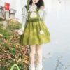 JSK Sweet Lolita Dress Polyester Sleeveless Pom Poms Dress