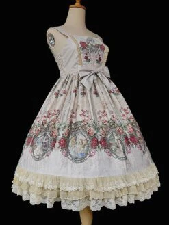 Classical Lolita Dress Chiffon Bows Lolita Dresses Sleeveless Deep Blue -AYA Cosplay Shop 202302151736120488583