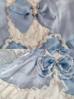JSK Sweet Lolita Dress Polyester Sleeveless Sweet Jumper Lolita Dress -AYA Cosplay Shop 202302171554283452979
