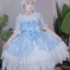 JSK Sweet Lolita Dress Polyester Sleeveless Sweet Jumper Lolita Dress -AYA Cosplay Shop 202302171554324411231