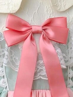 Polyester Tea Party Lace Long Sleeves Polyester Fall Dress ROCOCO Style Pink Kids' Lolita Dresses -AYA Cosplay Shop 202303071334225282977