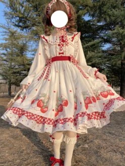 Sweet Lolita Dress Polyester Sleeveless Sweet Lolita Dress