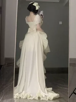 Sweet Lolita Dress Polyester Short Sleeves Dress -AYA Cosplay Shop 202305051557274982935