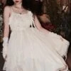 Pastoral Style Lolita JSK Dress Ecru White Lolita Jumper Skirts -AYA Cosplay Shop 202305101809558631397