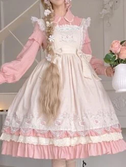 Sweet Lolita Dress Polyester Long Sleeves Dress -AYA Cosplay Shop 202306051830138223428