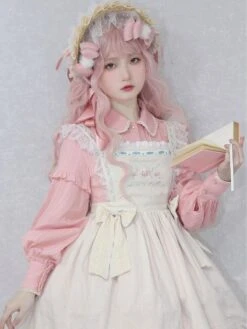 Sweet Lolita Dress Polyester Long Sleeves Dress -AYA Cosplay Shop 202306051830141265115