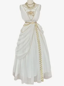 Academic Lolita Outfits White Embroidered Sleeveless Accessory Dress Cloak -AYA Cosplay Shop 202306161049003861968