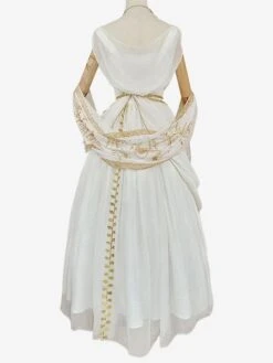 Academic Lolita Outfits White Embroidered Sleeveless Accessory Dress Cloak -AYA Cosplay Shop 2023061610490125988