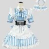 Sweet Maid Lolita Dress Polyester Short Sleeves Straps Lolita Dress