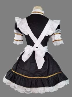 Maid Lolita Dresses Lace Ruffles Short Sleeves Lolita Dress -AYA Cosplay Shop 202307051745428392306