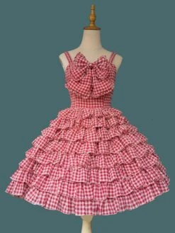 Sweet Lolita Ballet Dress Tulle Sleeveless Ruffles Jumper Dress -AYA Cosplay Shop 202307121036298161417