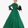 Green Retro Costumes Women's Lace Polyester Tunic Dress Royal Marie Antoinette Costume 18th Century Costume -AYA Cosplay Shop 202307131705202974364