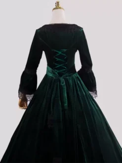 Deep Blue Retro Costumes Lace Polyester Marie Antoinette Costume Dress Women's Retro Tunic Vintage Clothing 19 Deep Blue Retro Costumes Lace Polyester Marie Antoinette Costume Dress Women's Retro Tunic Vintage Clothing -AYA Cosplay Shop 202307131705270552771