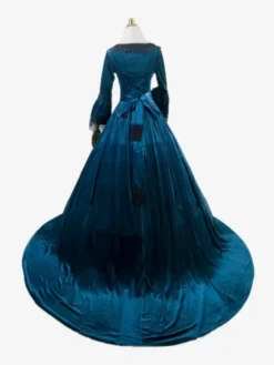 Deep Blue Retro Costumes Lace Polyester Marie Antoinette Costume Dress Women's Retro Tunic Vintage Clothing 13 Deep Blue Retro Costumes Lace Polyester Marie Antoinette Costume Dress Women's Retro Tunic Vintage Clothing -AYA Cosplay Shop 202307131705283488563