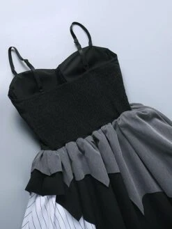 JSK Gothic Dress Spaghetti Sexy Lolita Short Dress -AYA Cosplay Shop 20230718180050334818