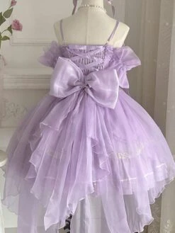 Sweet Lolita JSK Dress Embroidered Fuchsia Pink Lolita Jumper Skirts -AYA Cosplay Shop 202308041513428157941