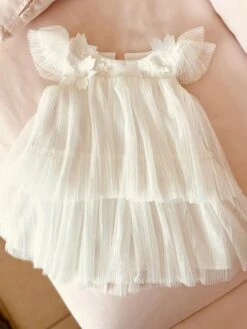 Wedding Party Dresses Formal Party Dress Lovely Wedding Flower Girl Dress Flower Girl Dresses Sleeveless Lace Ivory -AYA Cosplay Shop 202309191648132356815