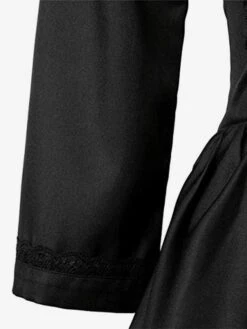 Gothic Lolita Dresses Ruffles Long Sleeves Black Lolita Tea Party Dress -AYA Cosplay Shop 202309251556419434362