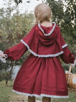 Sweet Lolita Dress Polyester Sleeveless Sweet Jumper Skirt Lolita Dress -AYA Cosplay Shop 202310271810145423234