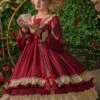 Classical Lolita Dress Polyester Long Sleeves Lolita Dresses Classic Blue -AYA Cosplay Shop 202310271810176099291