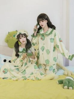 Sweet Lolita Dress Long Sleeves Ruffles Lolita Dress -AYA Cosplay Shop 202401251737189218692