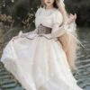 Sweet Lolita Dress Polyester Long Sleeves Dress Sweet Lolita Dress -AYA Cosplay Shop 202403311731543957145