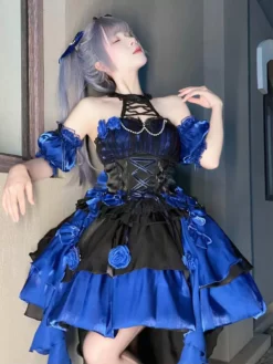 Sweet Lolita Graduation Dress Sleeveless Dress Sweet Lolita Dress -AYA Cosplay Shop 20240515194932077465