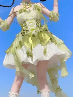 Sweet Lolita Graduation Dress Sleeveless Dress Sweet Lolita Dress -AYA Cosplay Shop 202405151949353313767