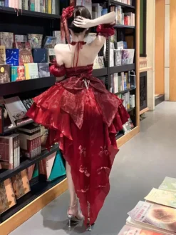 Sweet Lolita Graduation Dress Sleeveless Dress Sweet Lolita Dress -AYA Cosplay Shop 202405151949374394644