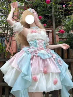 Sweet Lolita Graduation Dress Sleeveless Dress Sweet Lolita Dress
