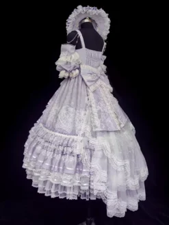 Sweet Lolita Graduation Dress Sleeveless Lolita Dress -AYA Cosplay Shop 202405151953346311507