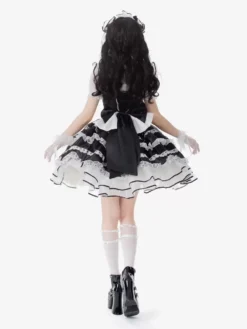 JSK Sweet Lolita Dress Sleeveless Sweet Hime Lolita Wedding Dress -AYA Cosplay Shop 20240605134904283427