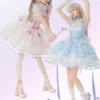 JSK Sweet Lolita Dress Sleeveless Sweet Hime Lolita Wedding Dress