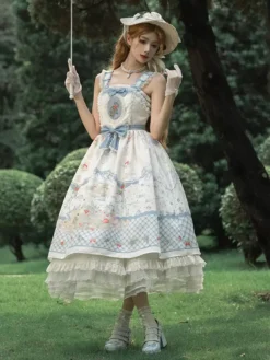 Sweet Lolita Dress Sleeveless Sweet Fairytale Lolita Dress -AYA Cosplay Shop 202406201701431505741