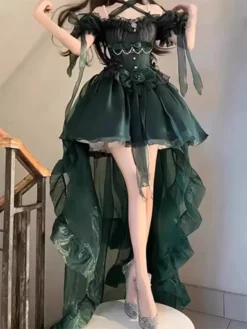 Sweet Lolita Dress Short Sleeves Lolita Dress -AYA Cosplay Shop 202406211627495131670