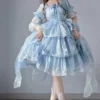 Sweet Lolita Dress Short Sleeves Sweet Fairytale Lolita Dress -AYA Cosplay Shop 202406211627553998761