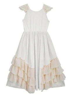 Flower Girl Dresses Cotton Ruffles Tiered Kids Social Party Dress -AYA Cosplay Shop 207369fd 1925 44dd bbc8 3b38c522e521