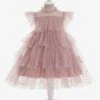 Kids Dress Ruffles Sleeveless Glitter Summer Pink Flower Girl Dress -AYA Cosplay Shop 2149cbef 9c73 445e b92f 02d51945139d