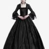Victorian Dress Costume Prom Dress Long Gothic Trumpet Long Sleeves Black Ball Gown Square Neckline Victorian Era Clothing With Hat Retro Costumes Halloween 2 Victorian Dress Costume Prom Dress Long Gothic Trumpet Long Sleeves Black Ball Gown Square Neckline Victorian Era Clothing With Hat Retro Costumes Halloween -AYA Cosplay Shop 233a5757 fa06 4496 9117 cb740c2bc542