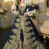 Prom Dress Victorian Dress Rococo Embroidered Bell Sleeve Lace Up Tunic Renaissance Gown Blue Vintage Dress Dress Halloween -AYA Cosplay Shop 38b961f0 5add 48e3 9808 2969ac1ff302