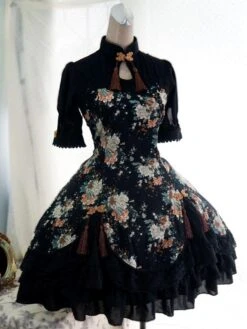 Qi Lolita Dress Chinese Style Qiluo Incense Sakura Fairy OP Lolita One Piece Dress -AYA Cosplay Shop 3e082b98 0d25 4698 ac13 8fd86f0e010f