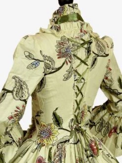 Victorian Dress Costume Prom Dress Green Retro Costumes Long Sleeves Square Neckline Ball Gown Floral Print Rococo Dress With Choker -AYA Cosplay Shop 3e2831f0 f7d4 400a 8cac 522632ea196b